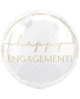 Happy Engagement Foil Balloon 18"
