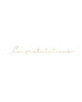 Congratulations Foil Banner