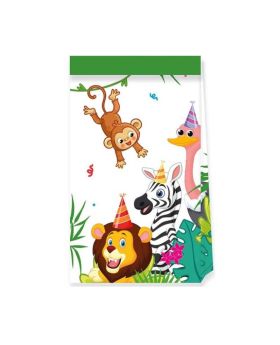 Jungle Animal Paper Party Bag