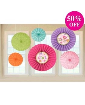 Tweet Baby Girl Pink Baby Shower Fun Decorations, pk6