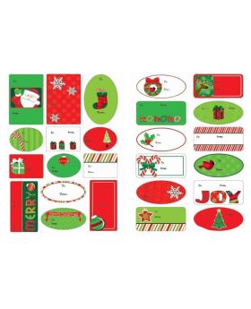 Holiday Fun Pad Gift Tags,pk100