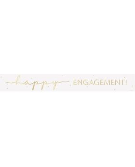 Happy Engagement Foil Banner
