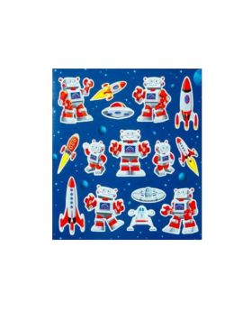 Space Robot Sticker Sheet