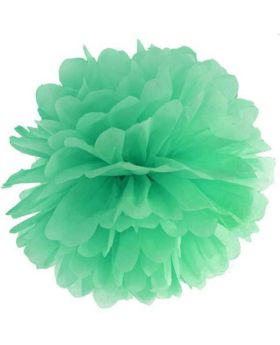 Mint Tissue Paper Pom Pom 35cm