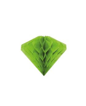 Light Green Honeycomb Diamond Hanging Decoration 20cm