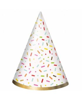 Donut Party Hats, pk8