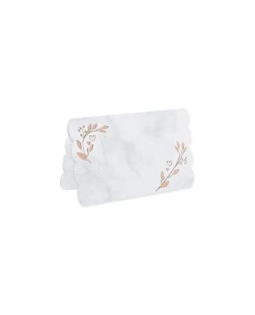 Rose Gold Leaf Place Card