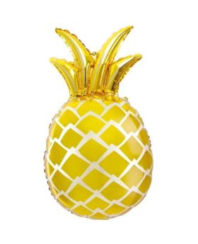 Gold Pineapple Foil Balloon 25"