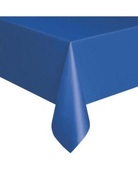 Royal Blue Plastic Tablecover 1.37m x 2.74m