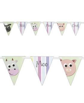 Farmyard Party Flag Banner 2.74m