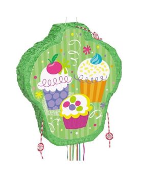 Cupcake Party Pull Pinata