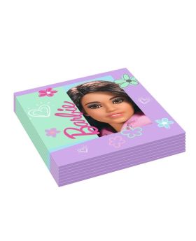 16 Barbie Sweet Life Napkins