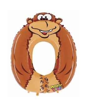 Age 0 Gorilla Supershape Balloon 40"