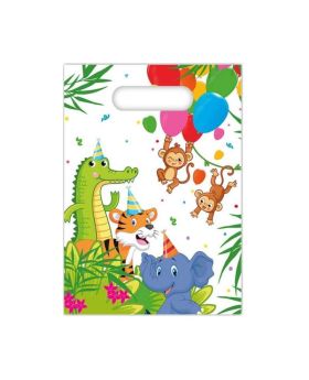 Jungle Animal Party Bags, pk6