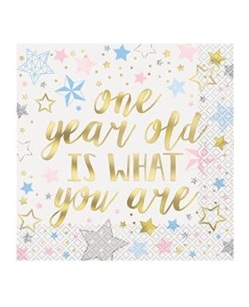 1st Birthday Napkins