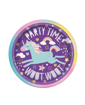 Unicorn Birthday Party Dessert Plates