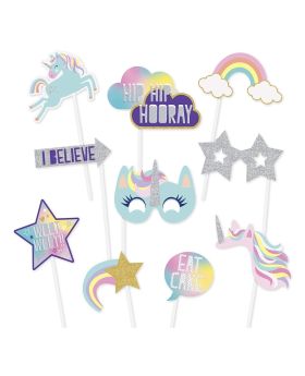 Unicorn Birthday Photo Props