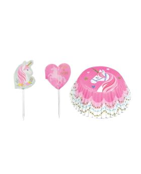 24 Magical Unicorn Cake Cases & Picks