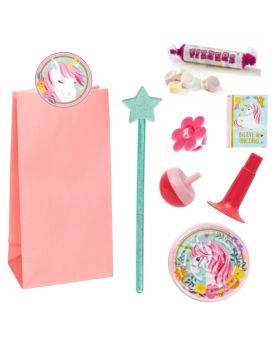Unicorn Paper Pre Filled Party Bags (no.3), One Supplied
