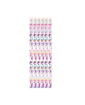 6 Unicorn Pencils