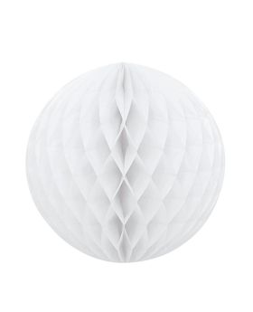 White Honeycomb Ball Party Decoration 20cm