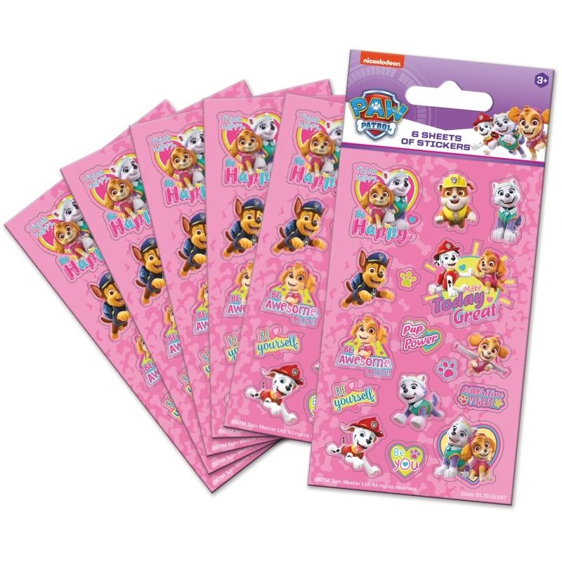 Pink paw sales patrol party bags
