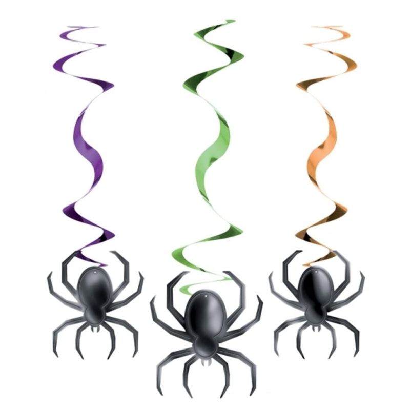 Hanging spider halloween decoration store