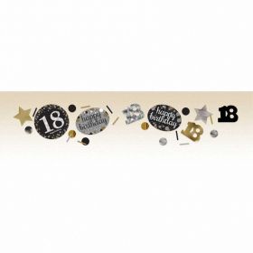 Gold Sparkling Celebration 18th Confetti 34g