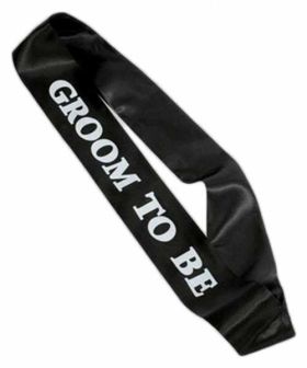 Groom to be Sash