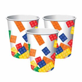 Block Party Paper Cups, pk8