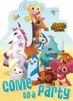 Animal Jam Party Invites pk6