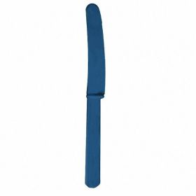 Navy Flag Blue Disposable Plastic Knives, pk20