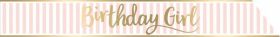 ''Birthday Girl'' Foil Sash