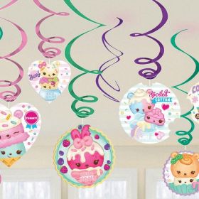 Num Noms Swirl Decorations, pk12