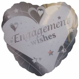 Engagement Wishes Foil Balloon