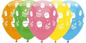 Sweet treats latex balloons pk6