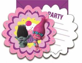 Trolls Invitations pk6