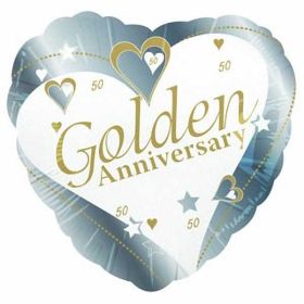 Golden Anniversary Foil Balloon