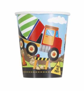 Construction Paper Party Cups pk8