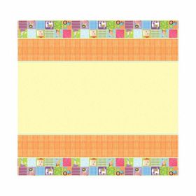 Circus Animal Plastic Tablecover 54'' x 84''