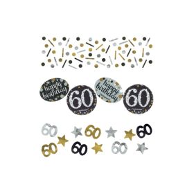 Gold Sparkling Celebration 60th Confetti 34g