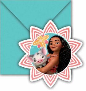 Moana Party Invitations pk6