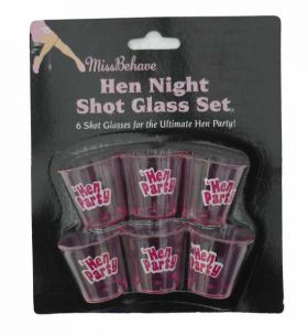 Hen Night Shot Glass Set