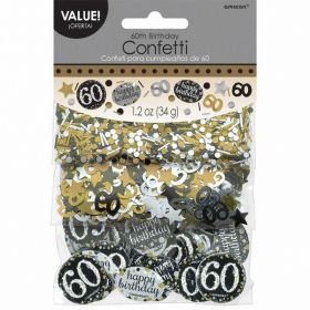 Gold Sparkling Celebration 60th Confetti 34g