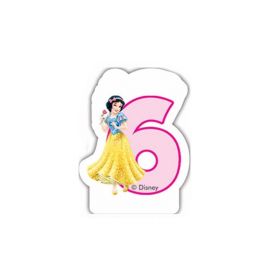 Age 6 Disney Princess Birthday Candle