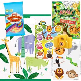 Jungle Pre Filled Party Bags Girls Party Bags, Boys Filled Party Bags 