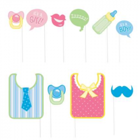 Baby Shower Photo Props, pk10