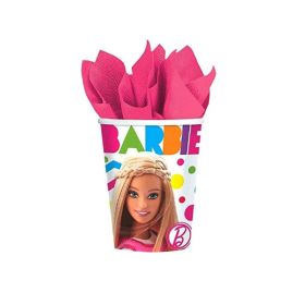 Barbie Sparkle Party Cups 266ml, pk8