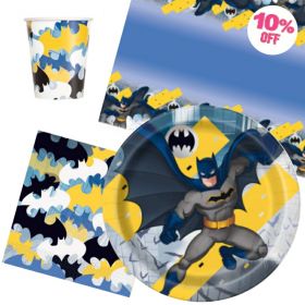 Batman Party Tableware Pack for 8