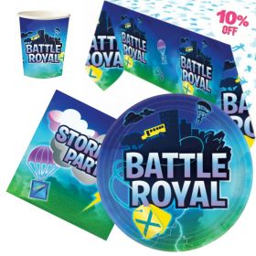 Battle Royal Party Tableware Pack for 8